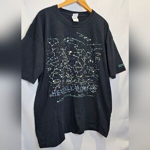 Vintage 90s Heavenly Bodies Constellations Shirt Size XXL 1992